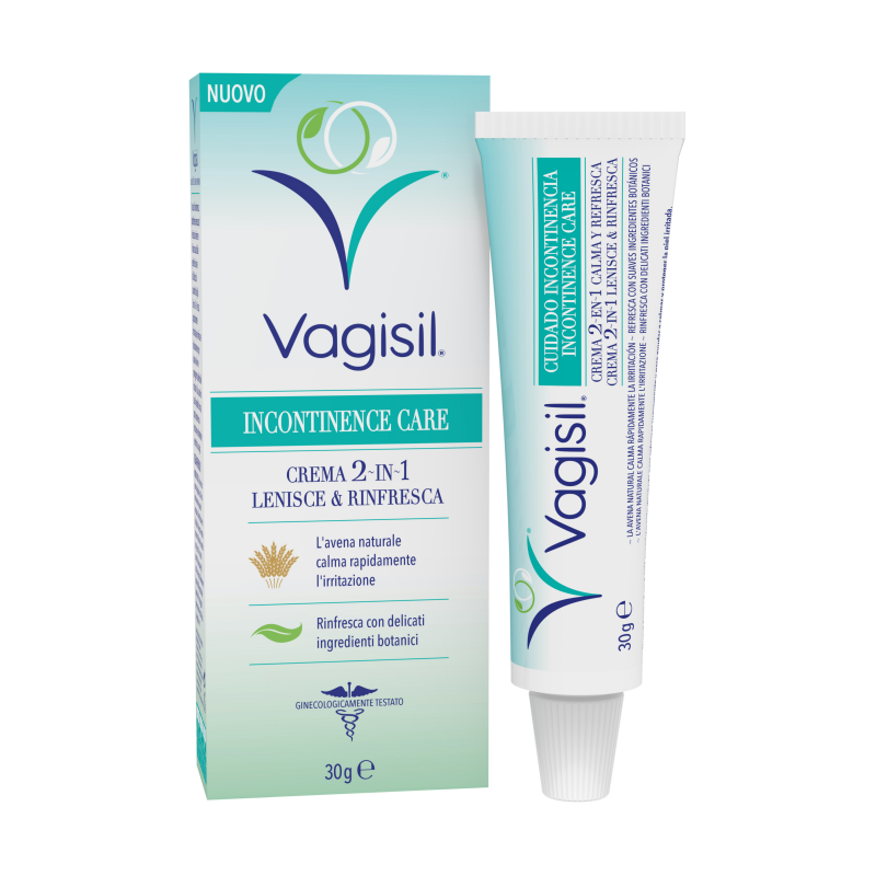 Vagisil Crema 2 En 1 Cuidado Incontinencia Calma Y Refresca 30Gr