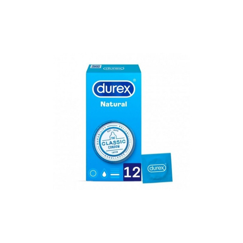 Durex Natural Plus 12 Preservativos
