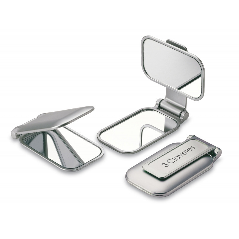 3 Claveles Espejo Aumento Bolso 7.5X10Cm