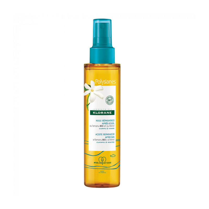 Klorane Polysianes Aceite Reparador Afeter Sun 150Ml
