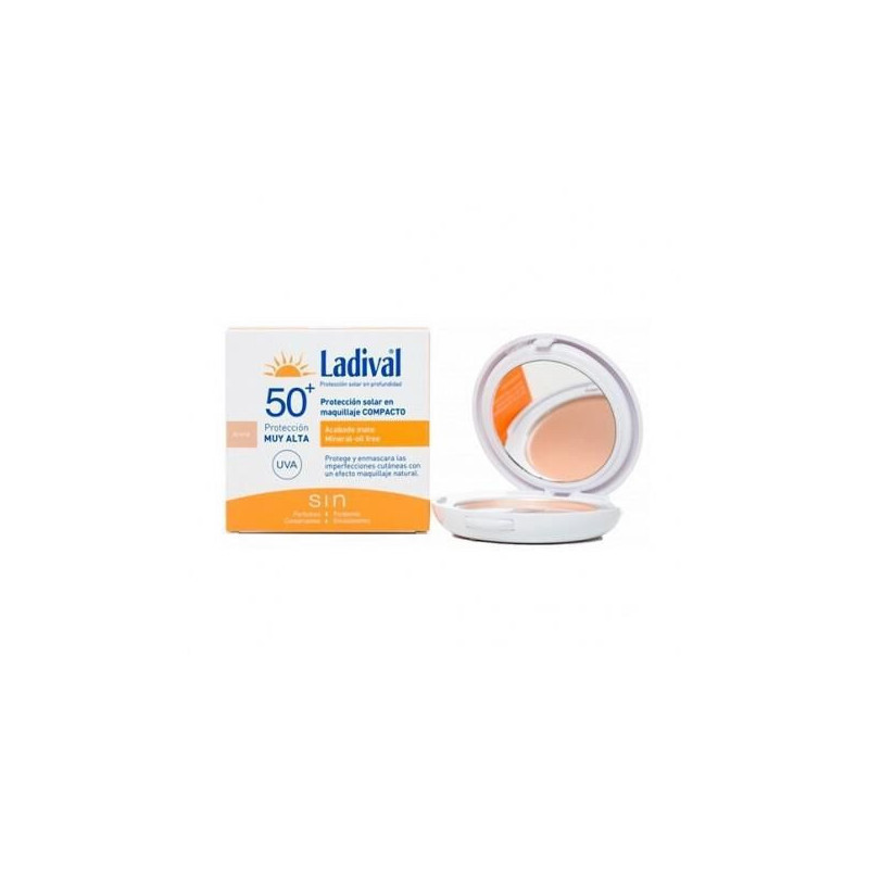 Ladival Spf 50 Maquillaje Compacto Arena 10G