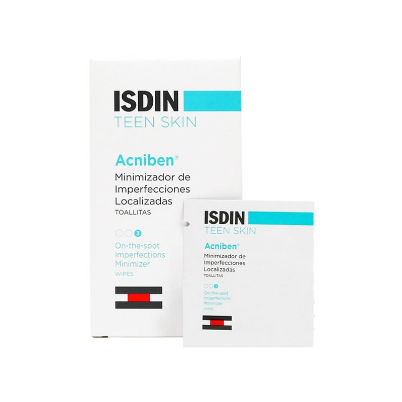 Isdin Acniben 3 Toallitas Teen Skin On The Go