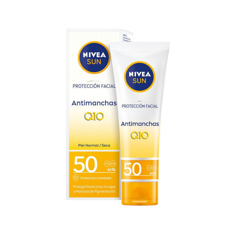 Nivea Sun Facial Antimanchas Q10 Spf+50 50Ml