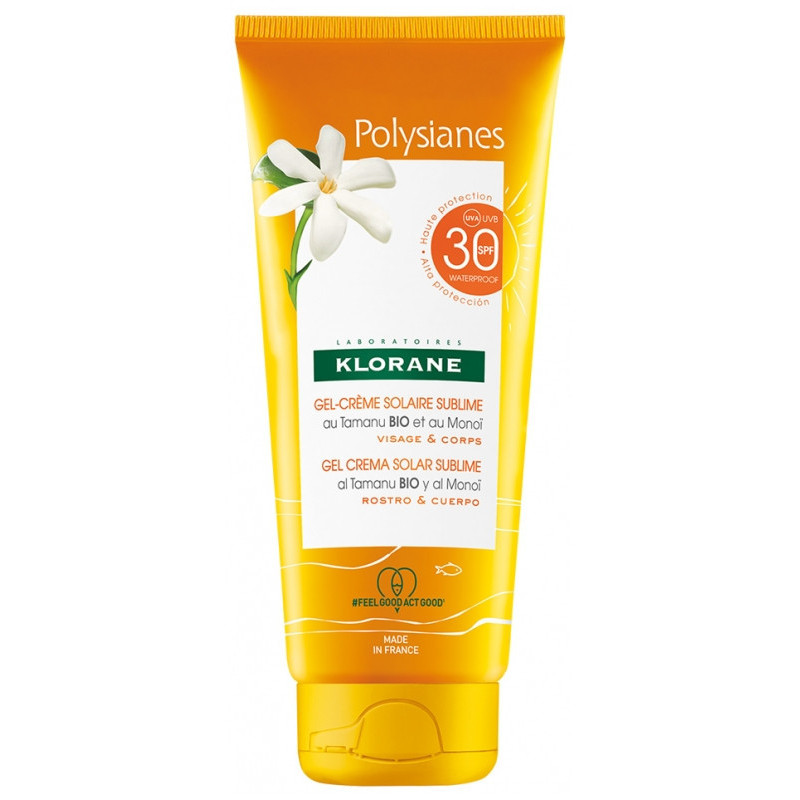 Klorane Polysianes Gel Crema Solar Sublime Spf +30 200Ml