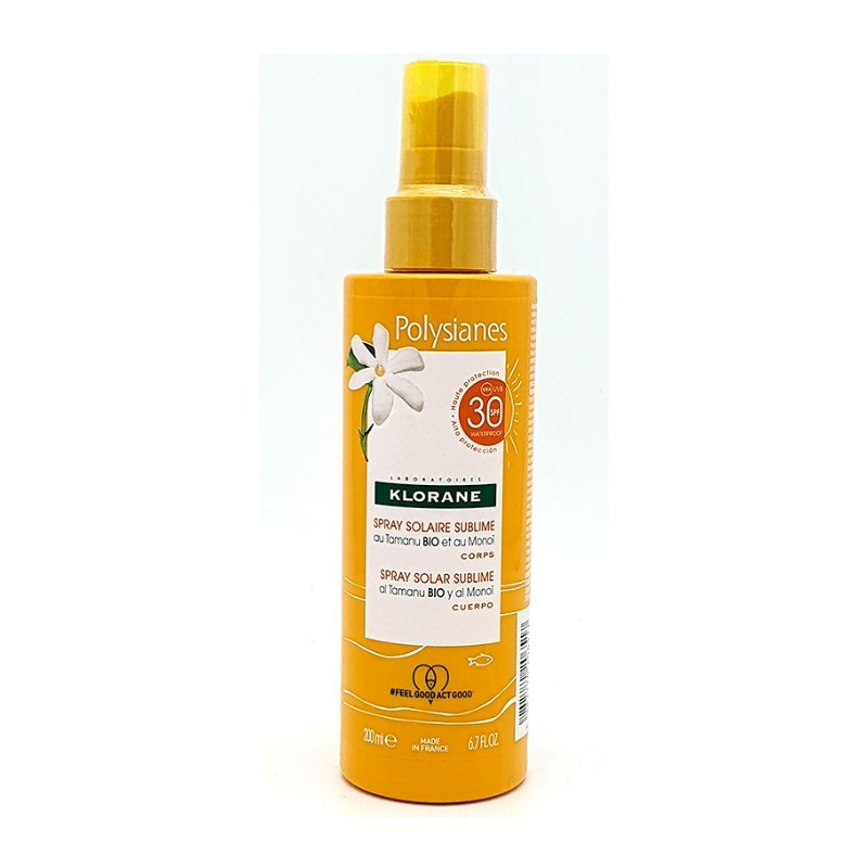 Klorane Polysianes Spray Solar Sublime Spf +30 200Ml