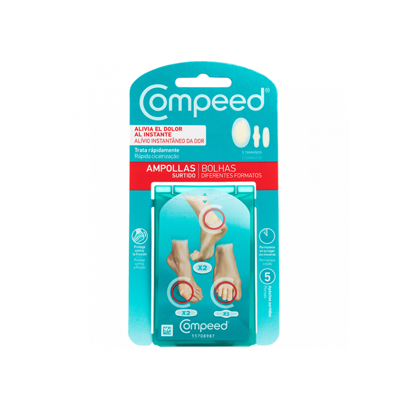 Compeed Ampolla Surtido 3 Tamanos 5 Apositos