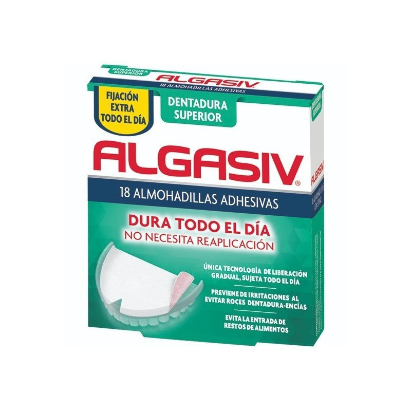 Algasiv Almohadilla Adhesiva Dentadura Superior
