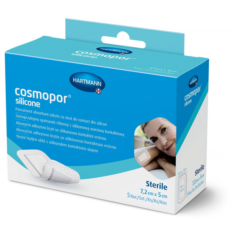 Hartmann Cosmopor Silicone 15X5Cm 5Uds