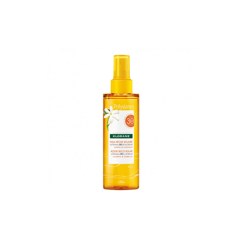 Klorane Polysianes Aceite Seco Solar Spf+30 200Ml