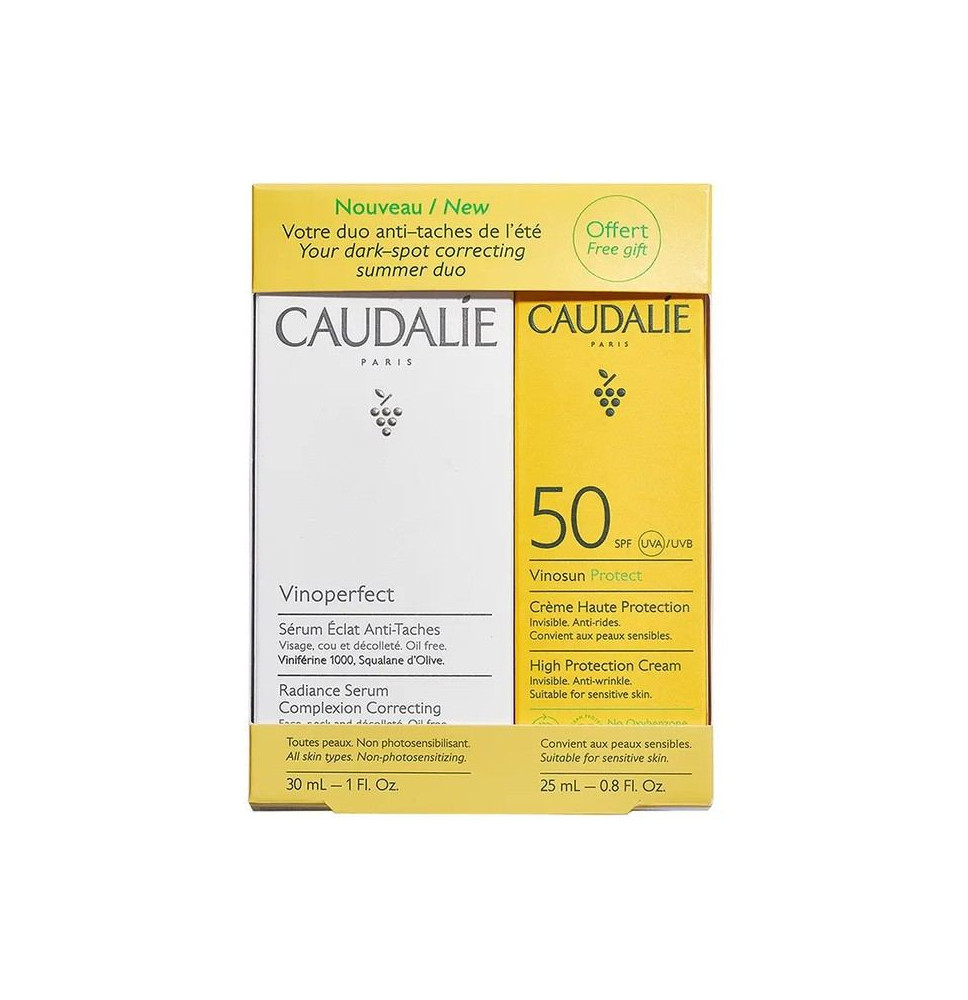 Caudalie Cofre Serum Vinoperfect 30Ml + Regalo Solar +50 25Ml