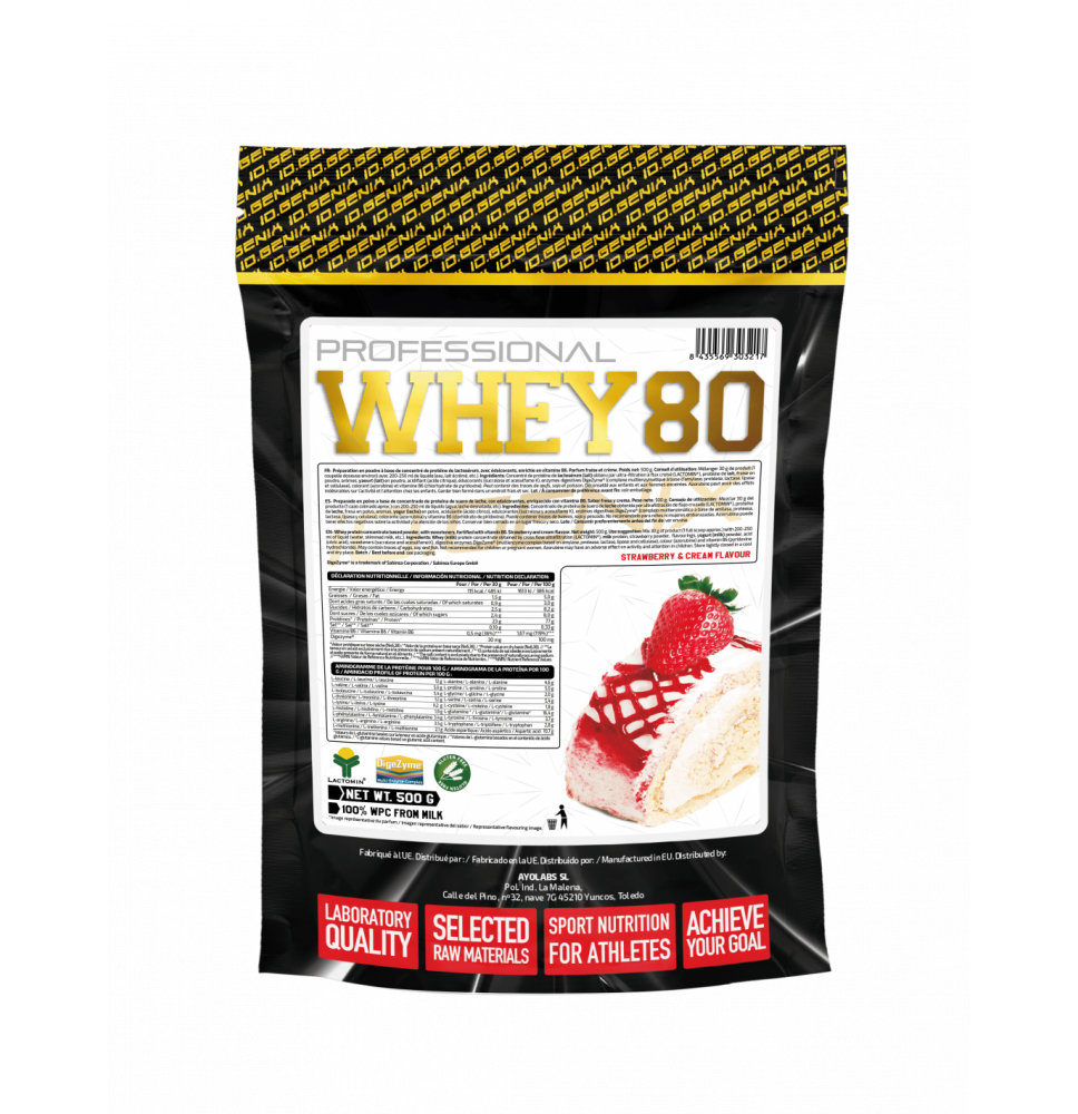 Io Genix Whey Pro Strawberry And Cream 500Grs