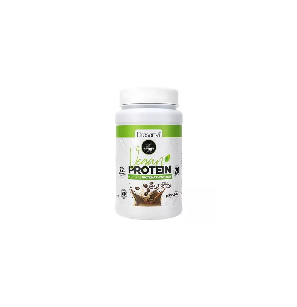 Drasanvi Proteina Vegana Sabor Capucino 600Gr