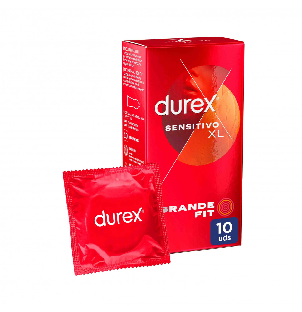 Durex Preservativos Sensitivo Xl 10Uds