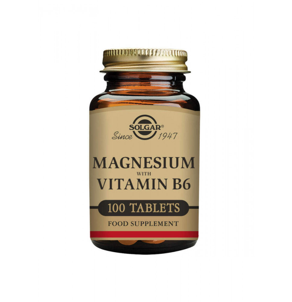 Solgar Magnesio Vitamin B6 100 Tabs