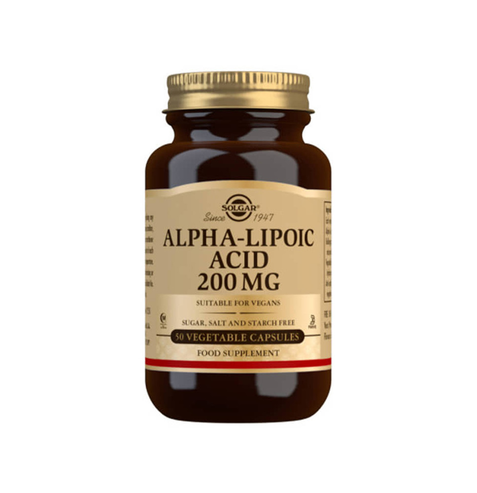 Solgar Acido Alpha-Lipoico 200Mg 50Cps