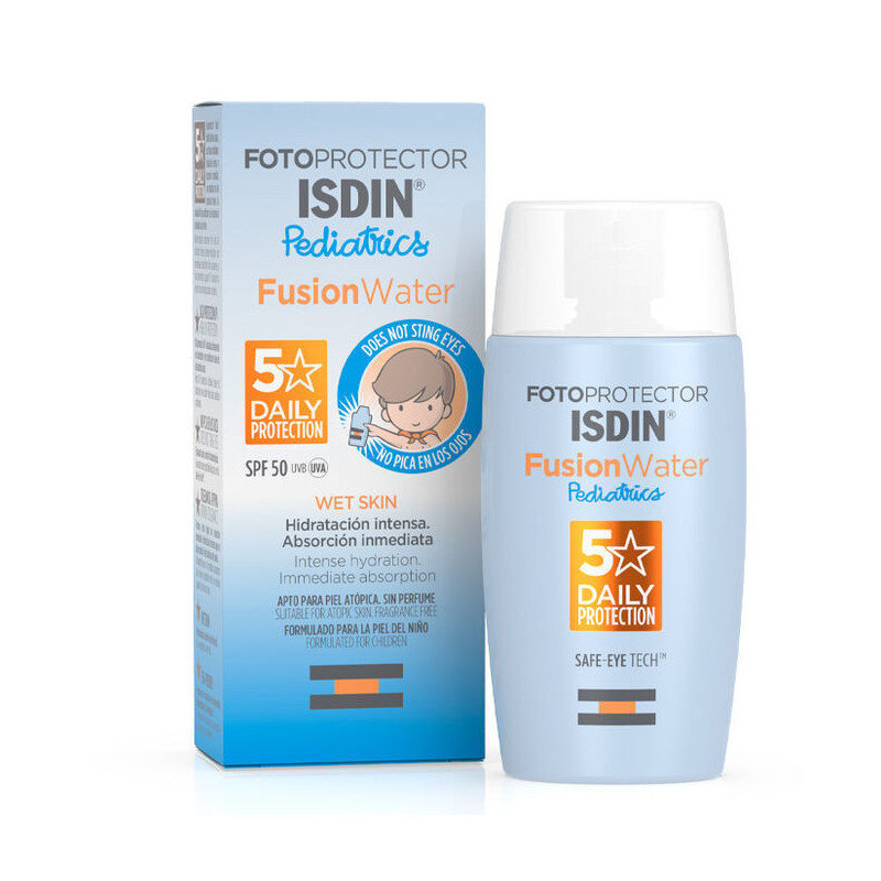 Isdin Pediatrics Fusion Water Spf 50 Wet Skin 50Ml