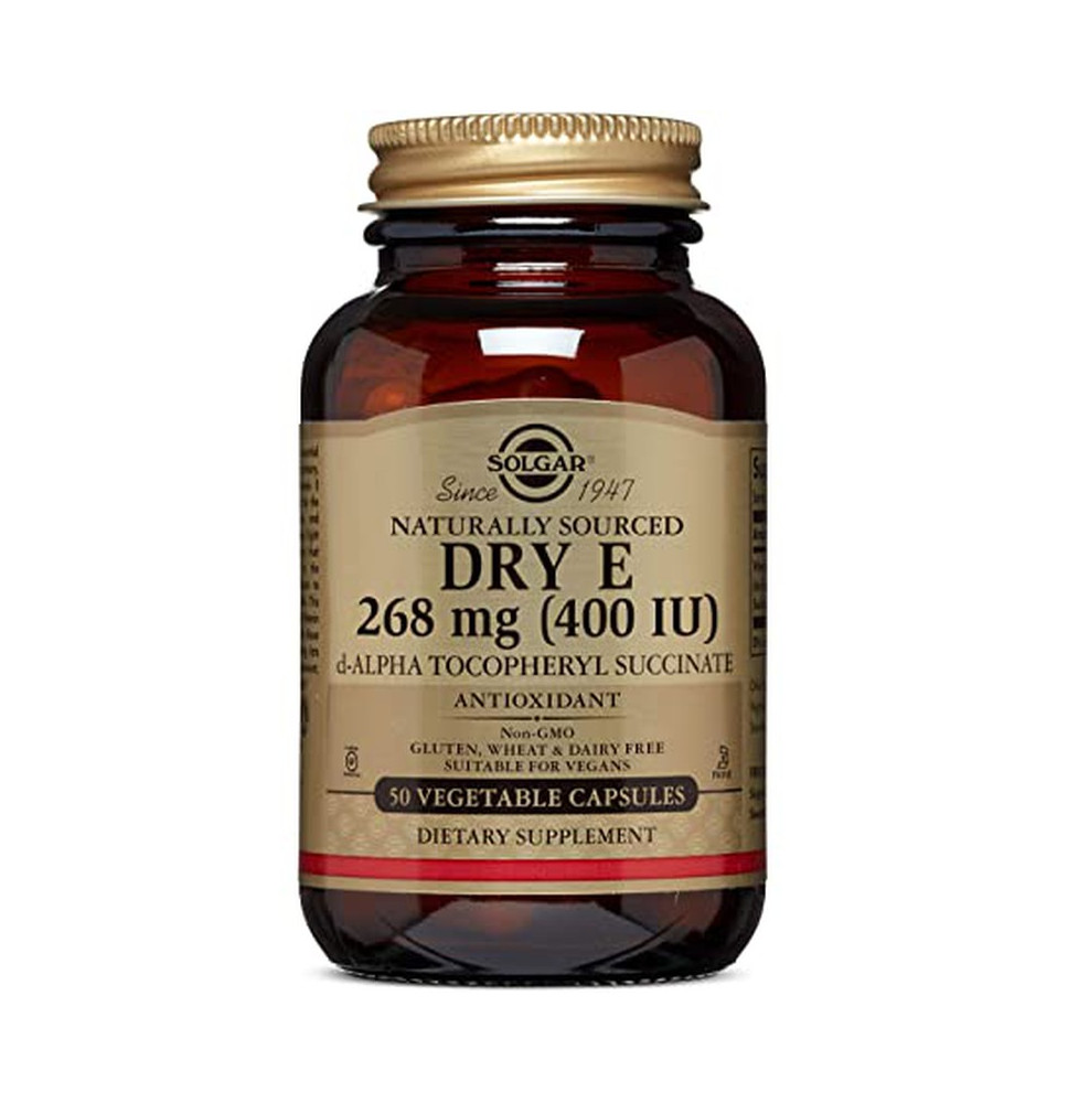 Solgar Vitamin E 268Mg 50 Softgels
