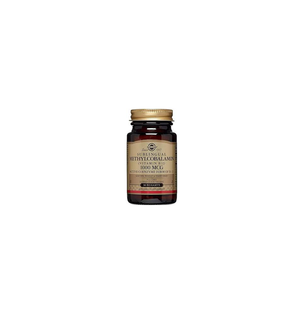 Solgar Metilcobalamina Vitamina B12 1000Mg 30Cmp