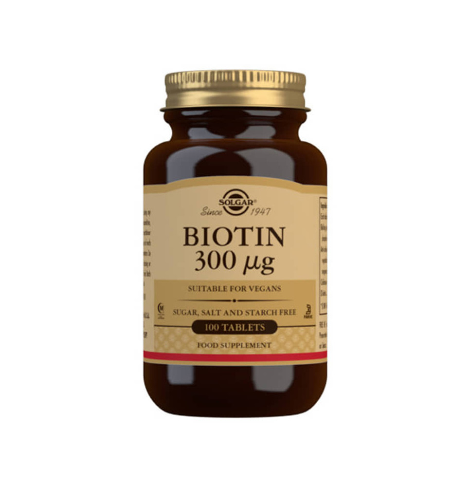 Solgar Biotin 300Up 100 Tabs