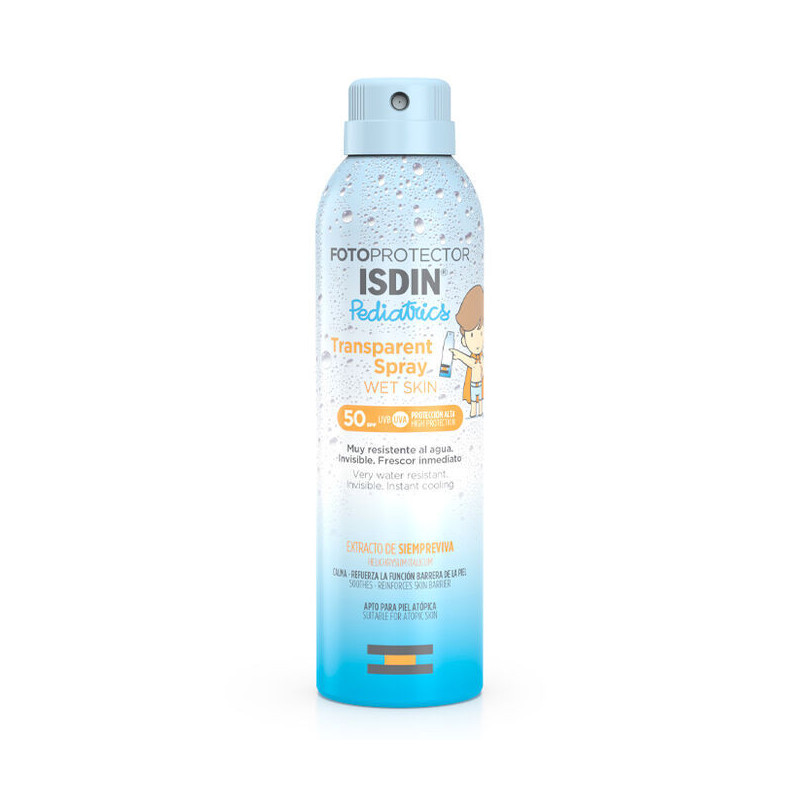 Isdin Pediatrics Transparent Spray Wet Skin Spf +50 250Ml