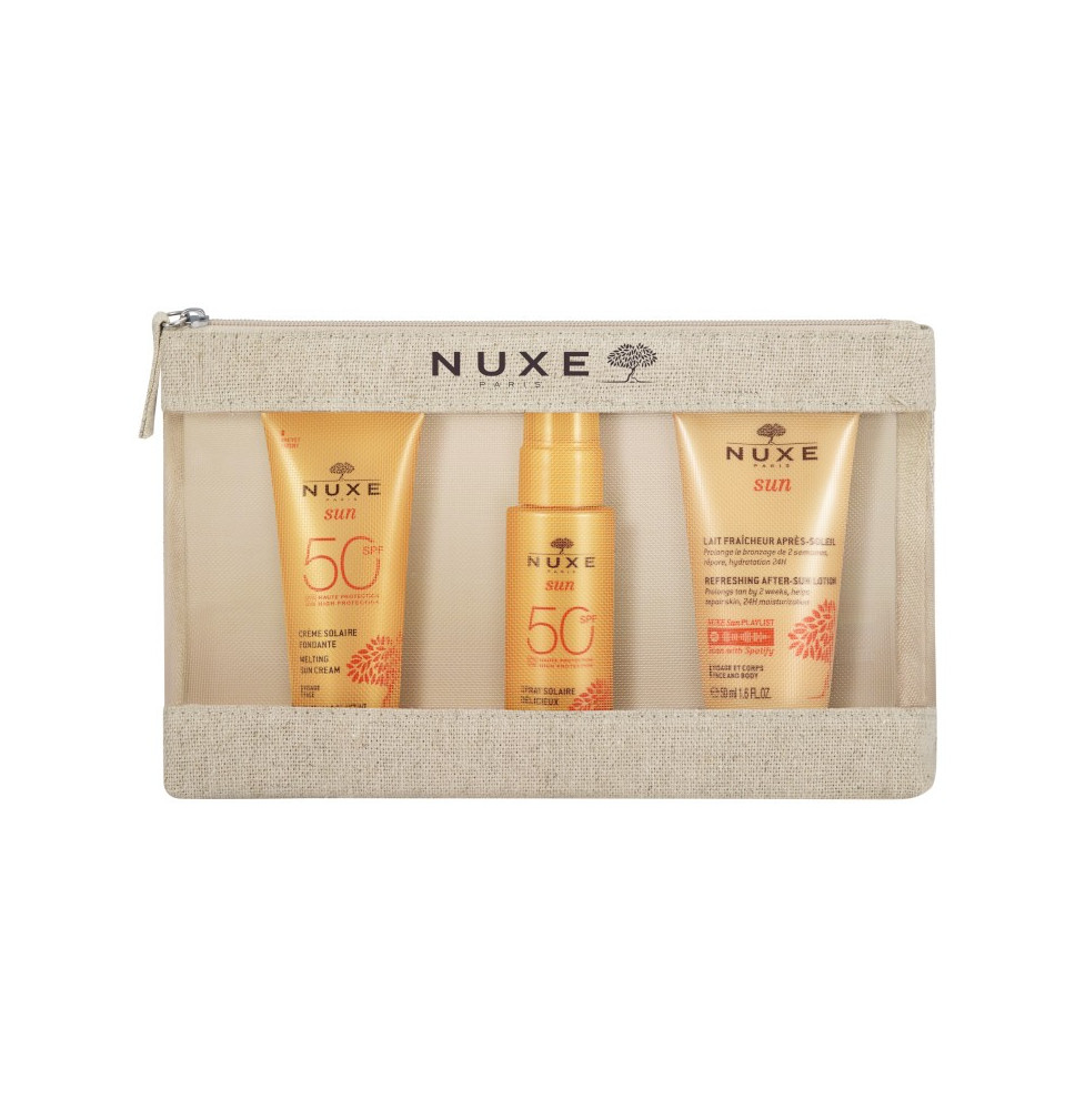 Nuxe Sun Kit De Viaje Crema Solar + Spray Solar + After Sun + Neceser