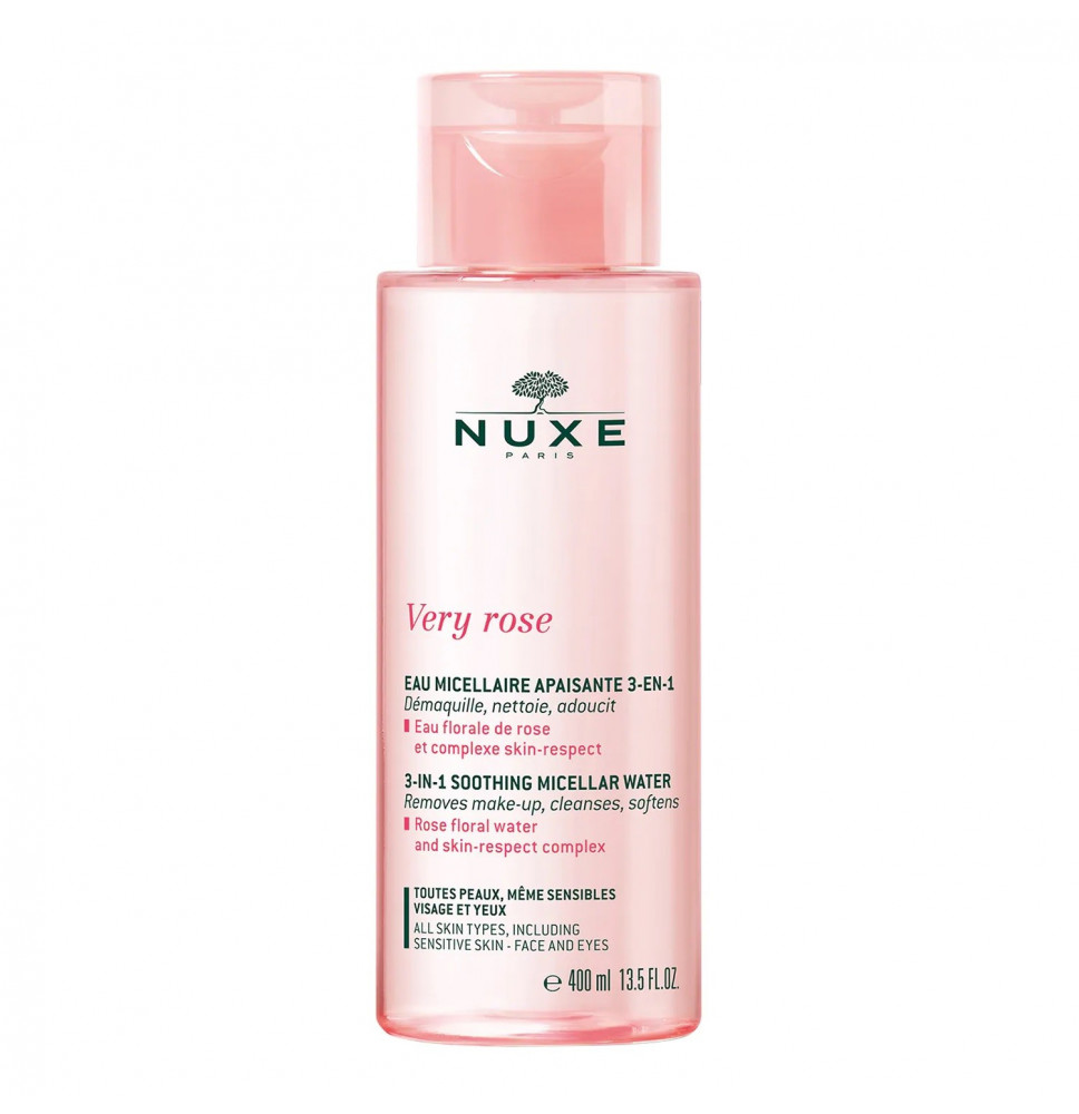 Nuxe Very Rose Agua Micelar Calmante 3 En 1 400Ml