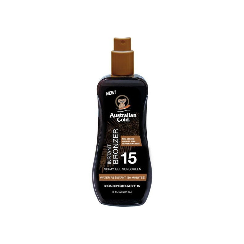 Australiand Gold Spray Gel Instant Bronzer Spf+15 100Ml