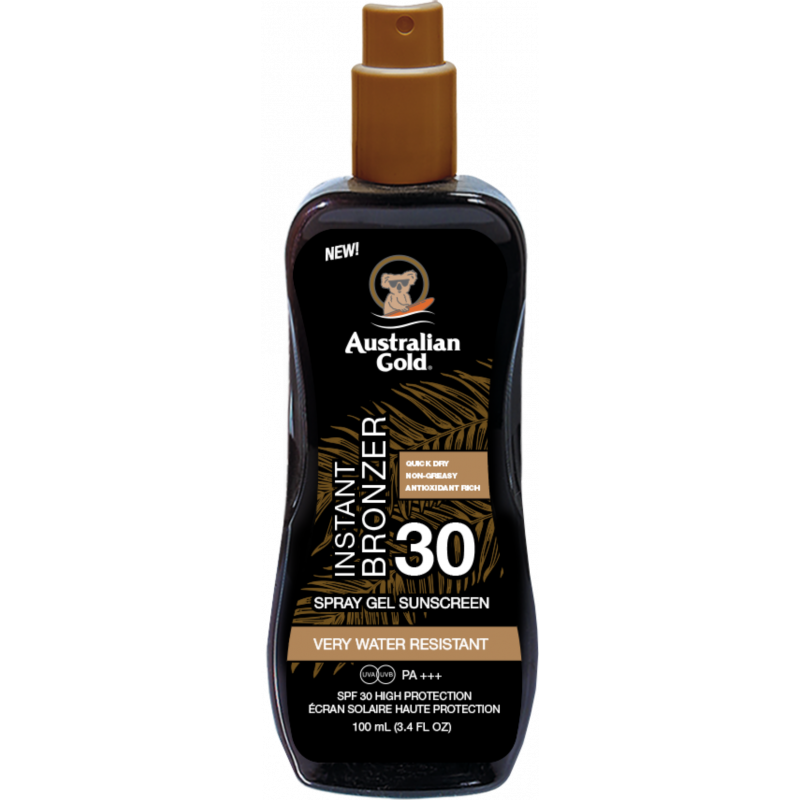Australiand Gold Spray Instant Broncer Sps+30 100Ml