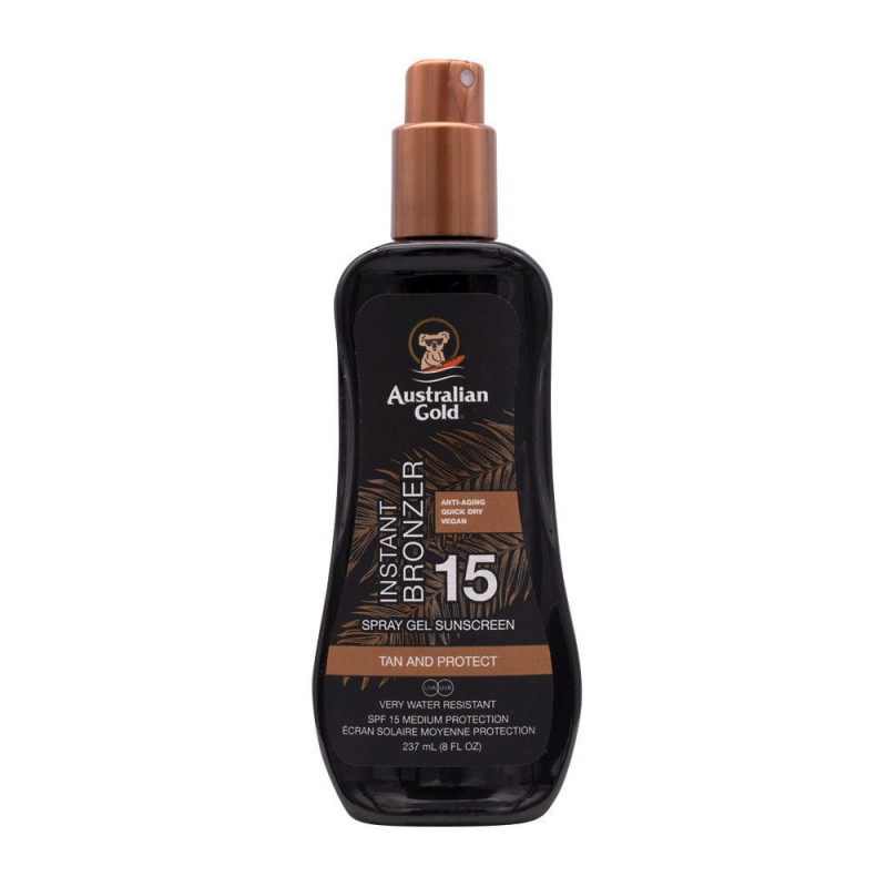 Australiand Gold Instant Bronzer Spray Gel Spf+15 237Ml
