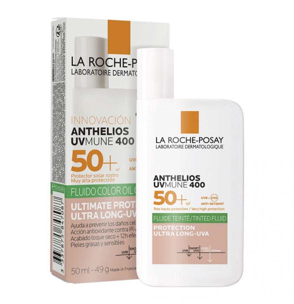 Rp Anthelios Fluido Con Color Oil Control 50Ml