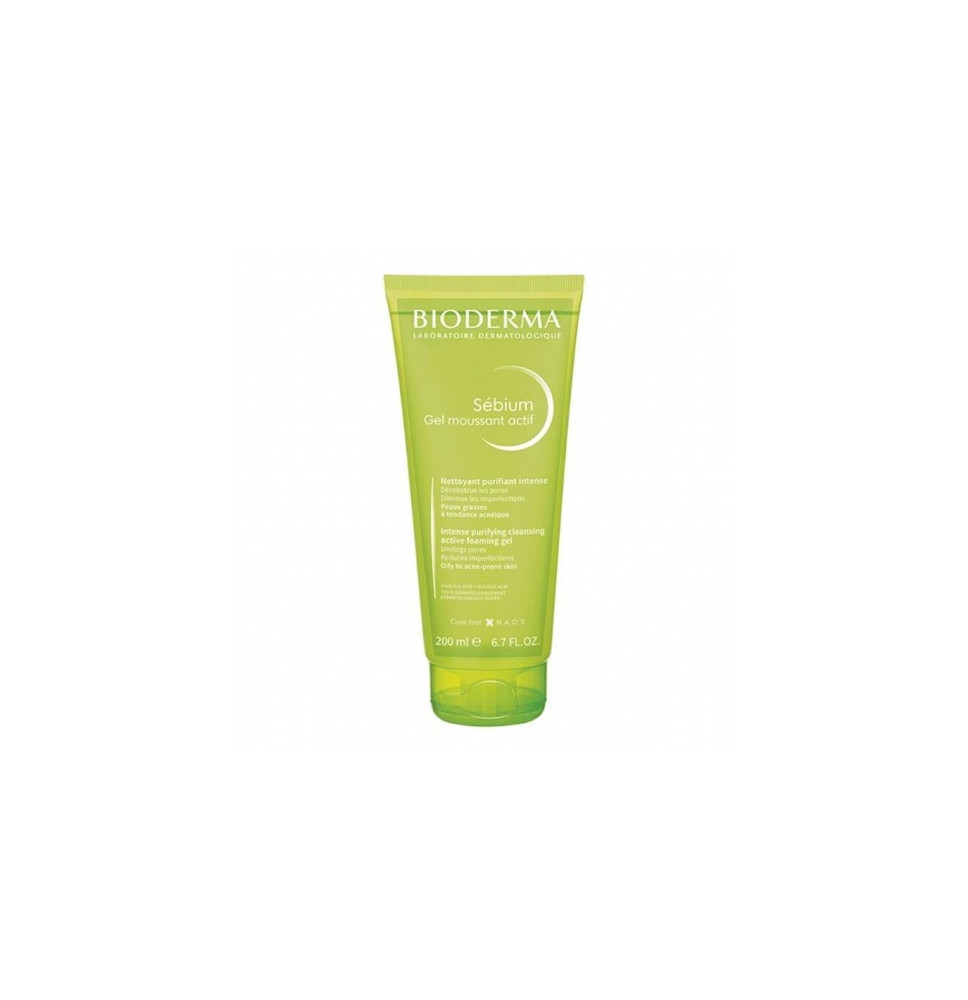Bioderma Sebium Gel Moussant Actif 200Ml