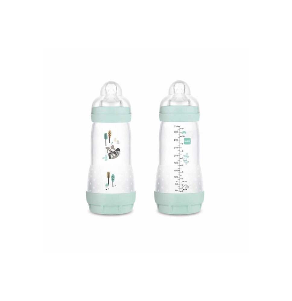 Mam Biberon Easy Start A152 Anti Colic +4M 320Ml Azul