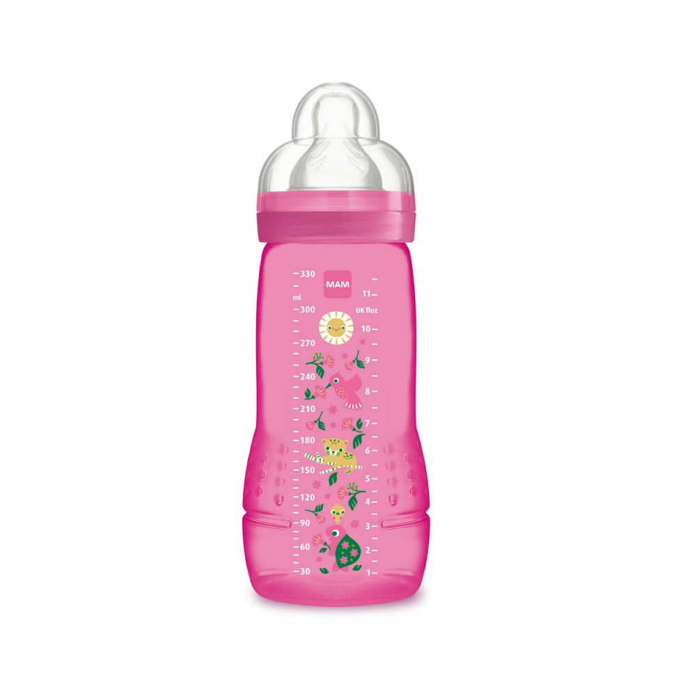 Mam A127 Biberon +4M Easy Avtive Rosa 330Ml