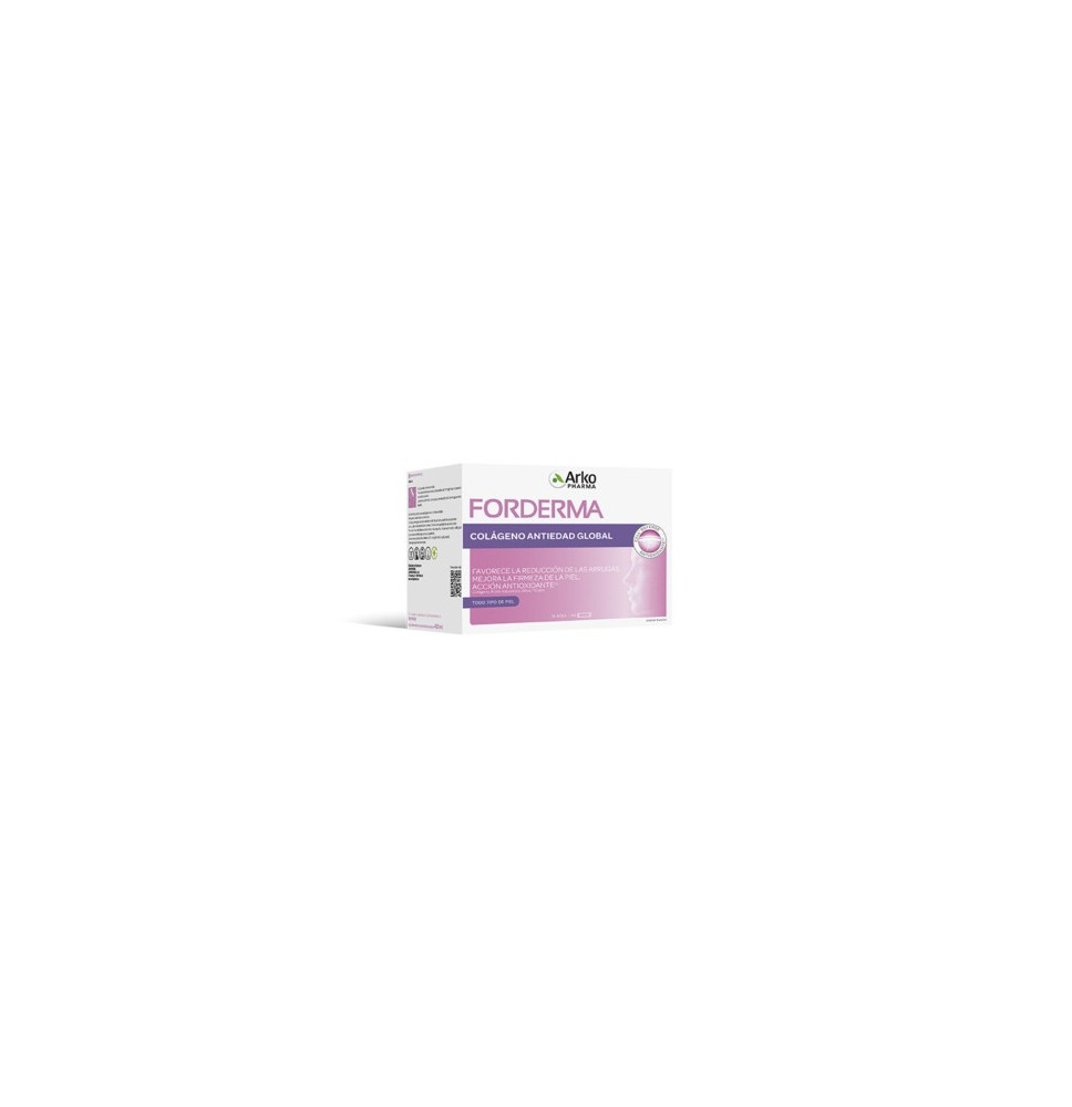 Arkopharma Forderma Colageno Global Antiedad Sabor Naranaja 30 Sticks