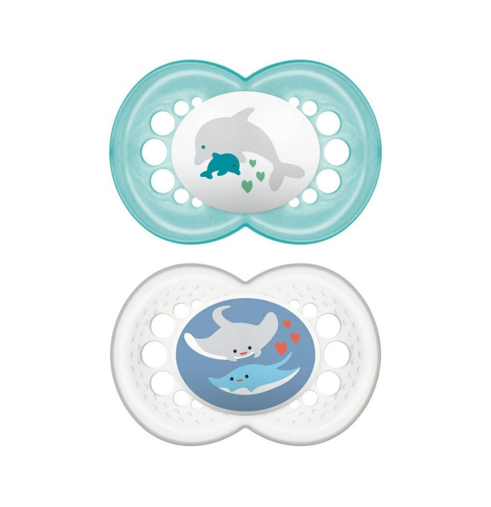 Mam Chupete Original Silicona +16M 2Uds S217