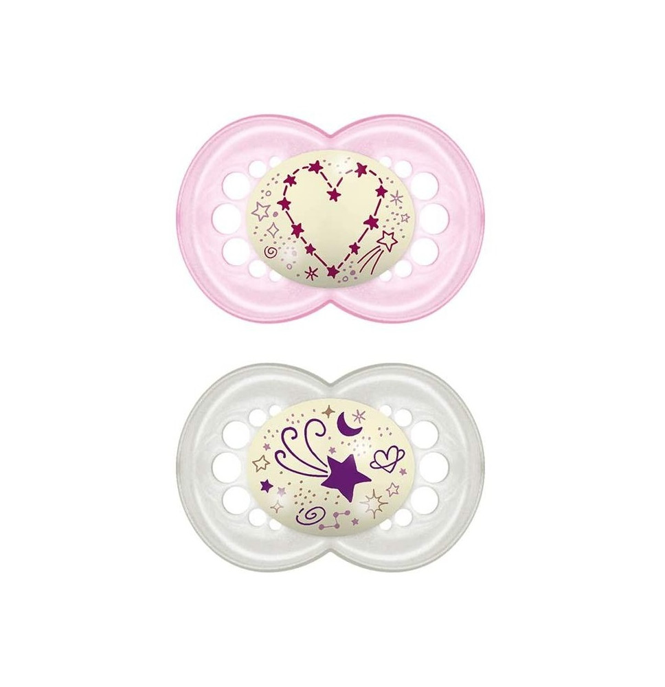 Mam S173 Chupete Original Night +16M Silicona 2Uni Niña