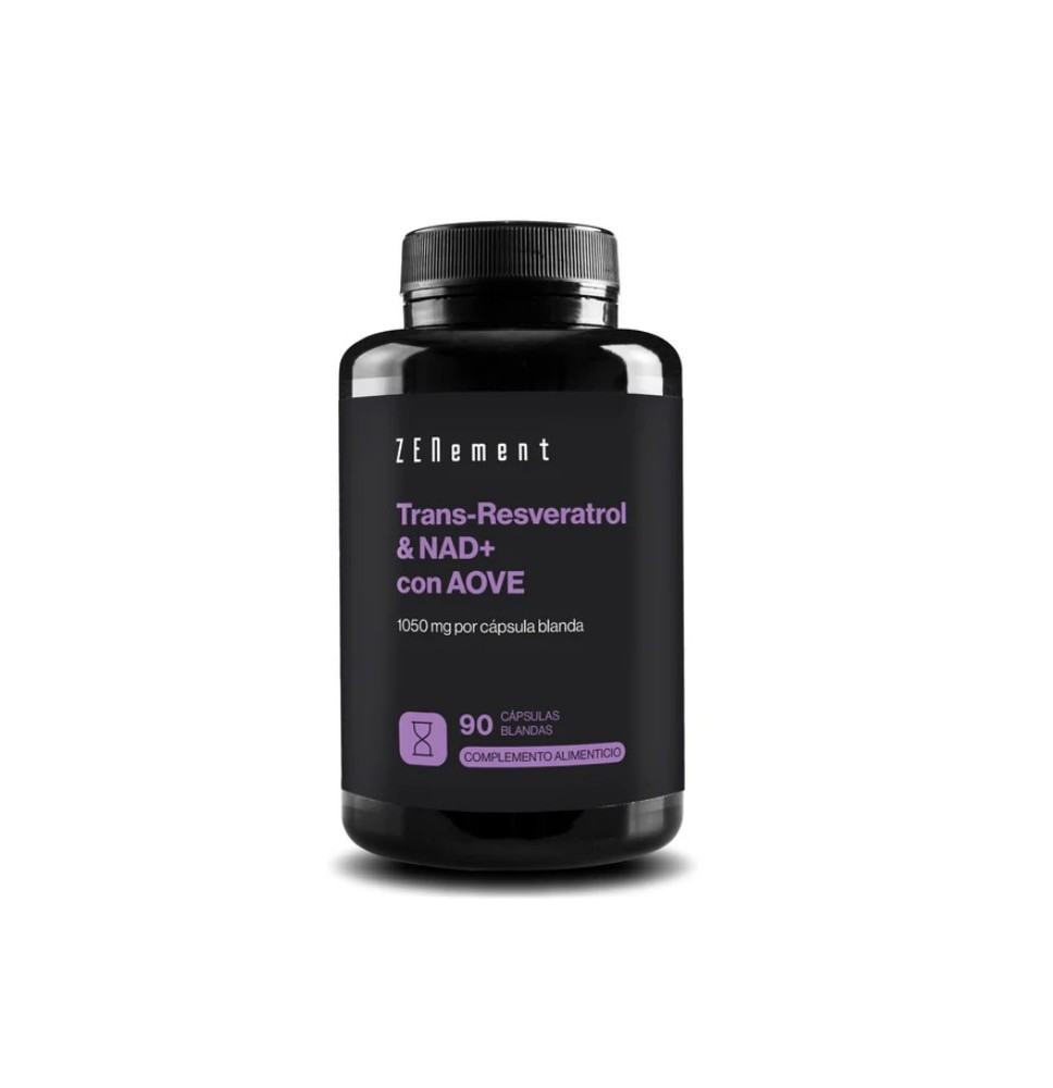 Zenement Trans-Resveratrol Extracto Centidonia Japonesa + Nad + Querceretina Y Pimienta Negra 90Cps