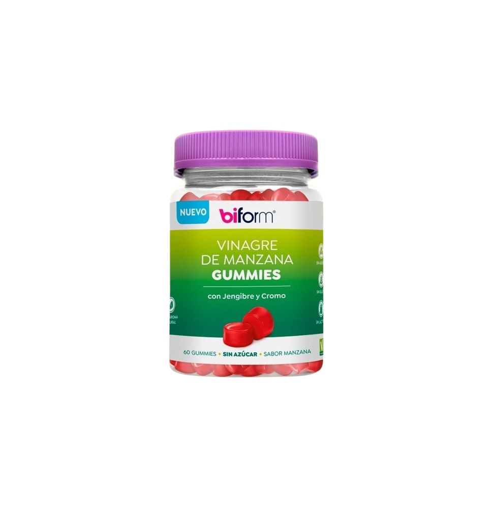 BIFORM VINAGRE DE MANZANNA 60 GUMMIES