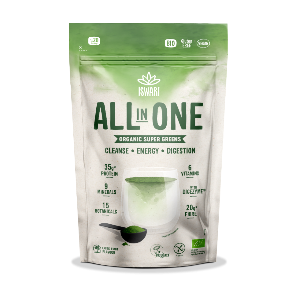 ISWARI ALL IN ONE ORGANIC SUPER GREENS 200GR