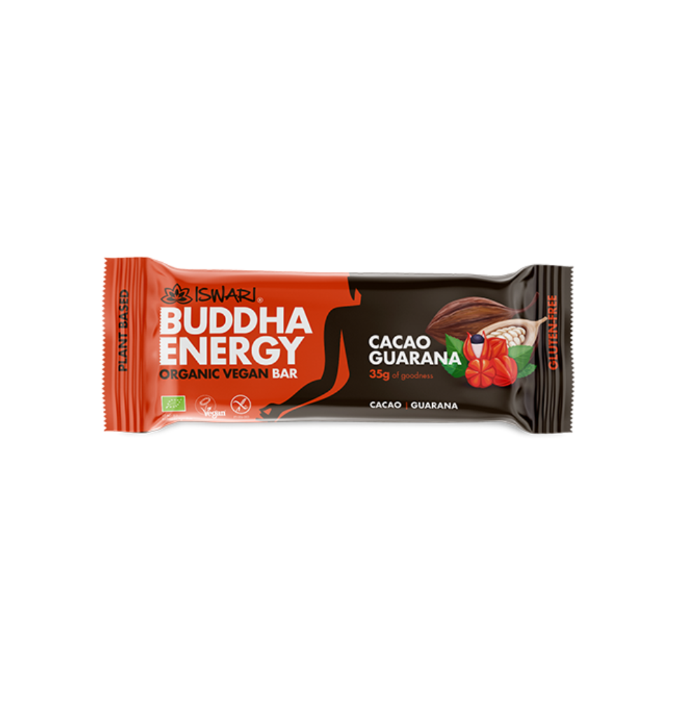 ISWARI BUDDHA ENERGY BARRITA CACAO GUARANA