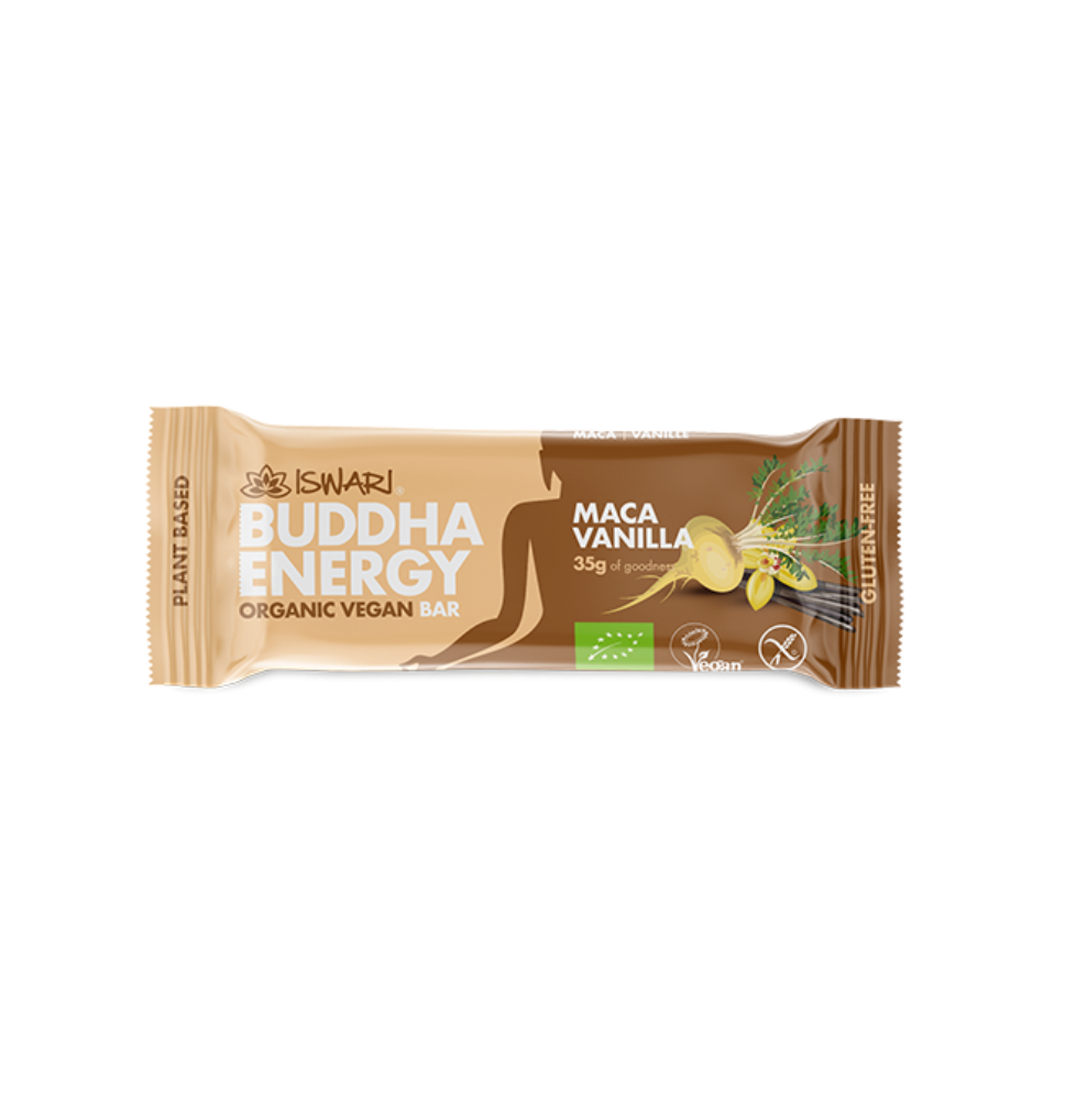 ISWARI BUDDHA BARRITA PROTEINA MACA VAINILLA 35GR