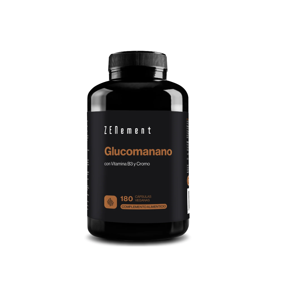 ZENEMENT GLUCOMANANO CON VIT B3 Y CROMO 180CPS