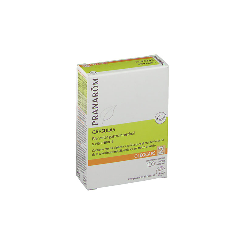 Pranarom Oleocaps 2 Salud Intestinal Via Urinaria 30 Caps