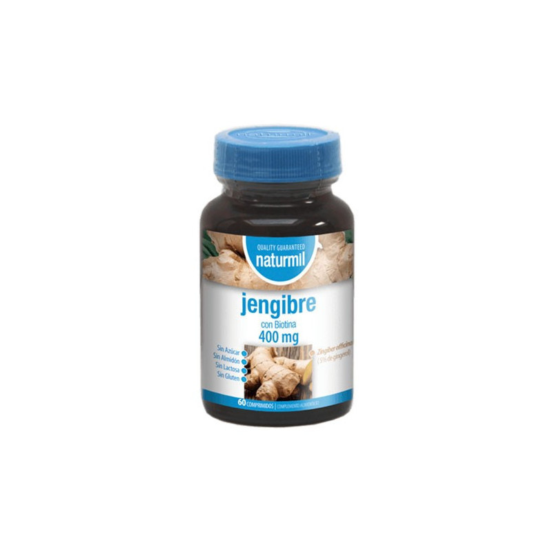 Naturmil Jengibre 400Mg + Biotina 60 Cmpr