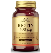 SOLGAR BIOTIN 300UP 100 TABS