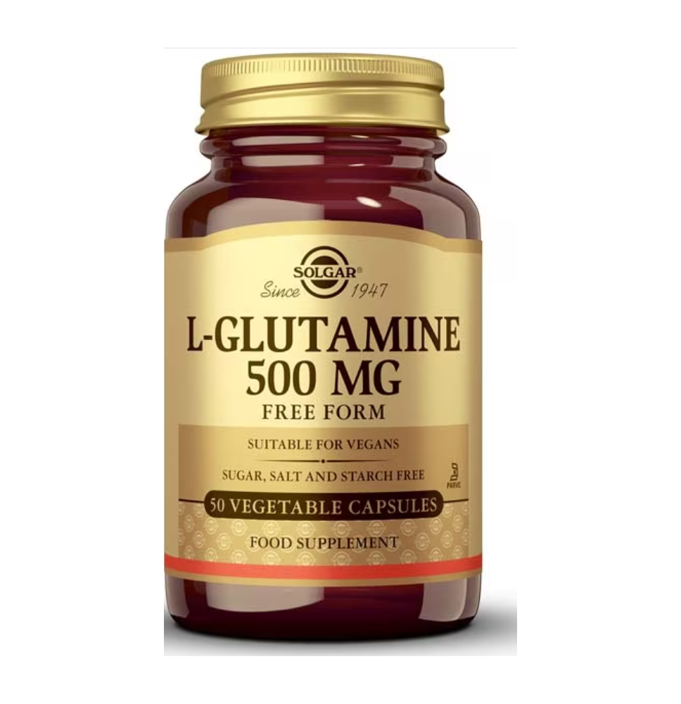 SOLGAR L-GLUCOTAMINA 500MG 50CPS