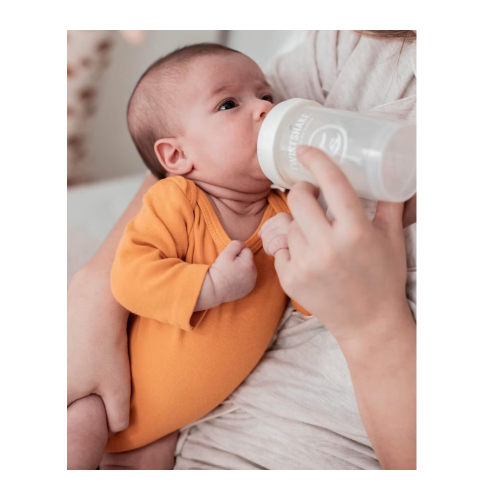 TWISTSHAKE BIBERON ANTI COLICOS BLANCO 180ML