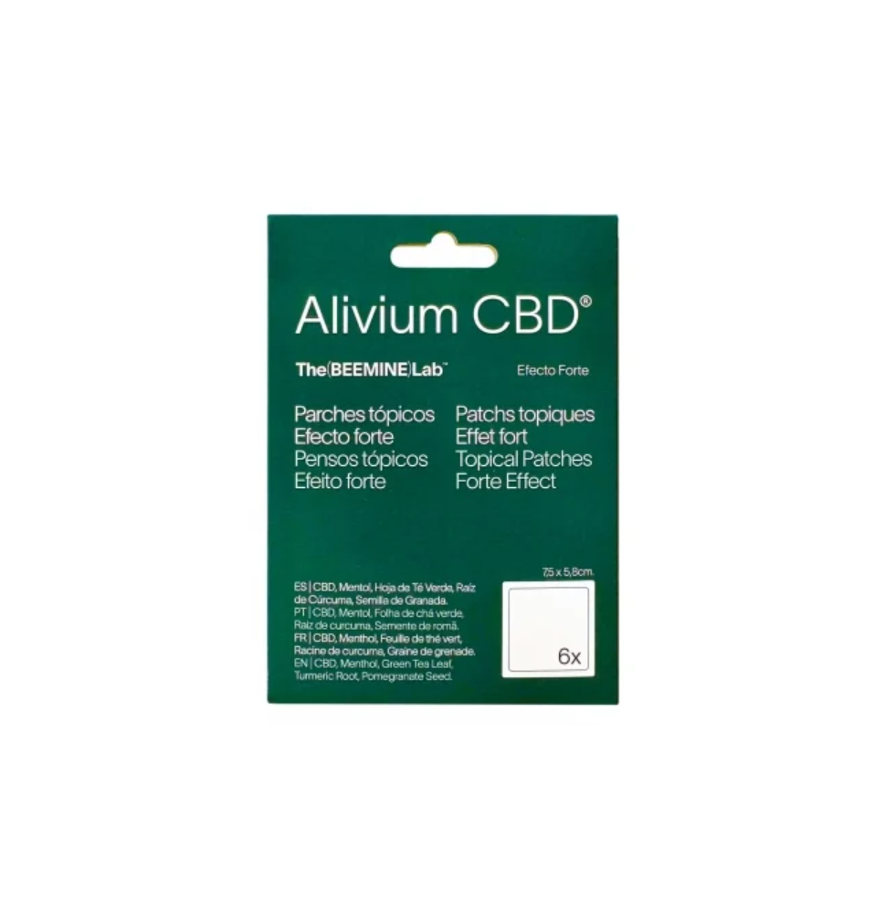 BEEMINE ALIVIUM CBD  PARCHES 6UDS