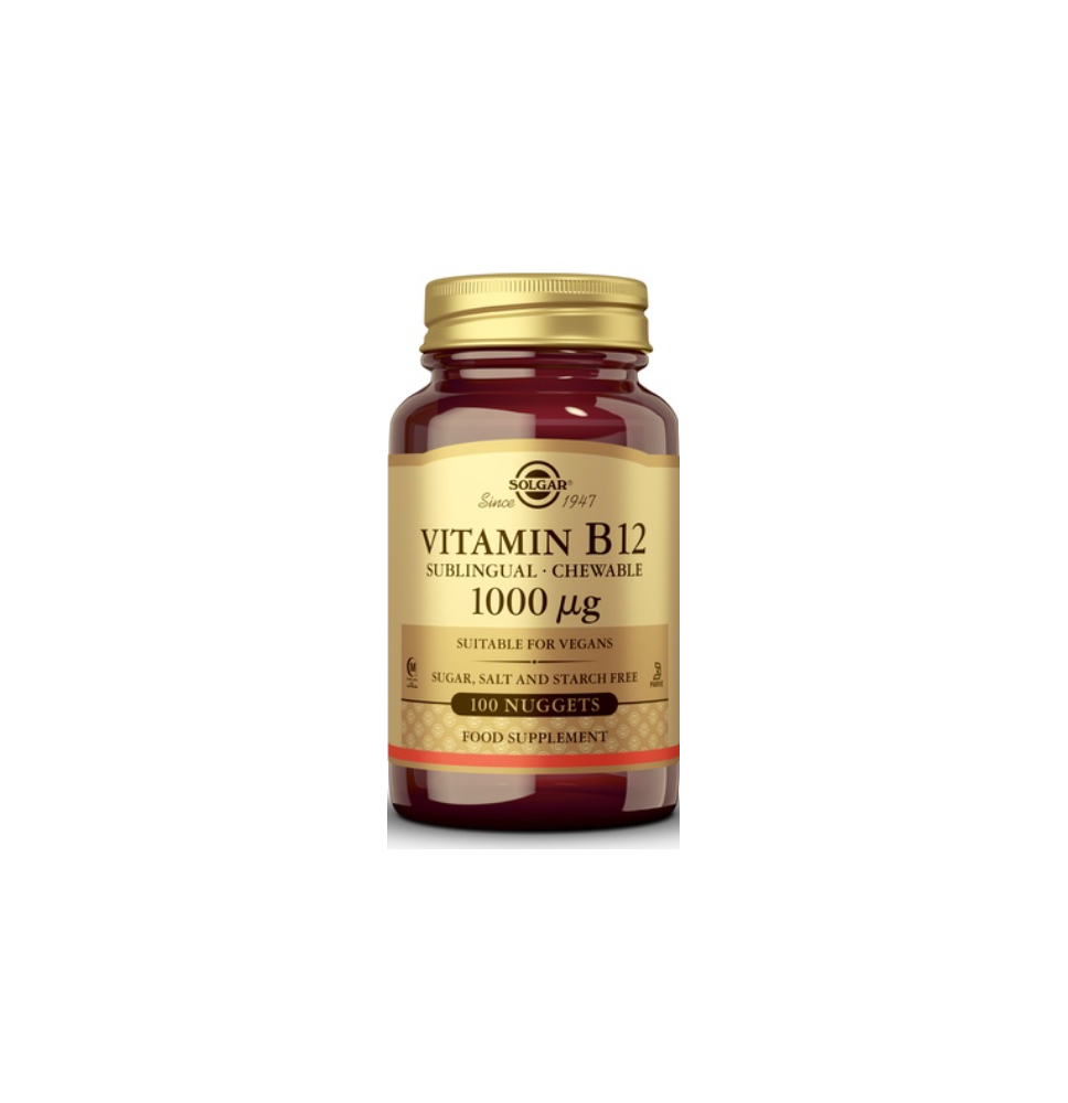 SOLGAR VITAMINA B12 MASTICABLE 1000MG