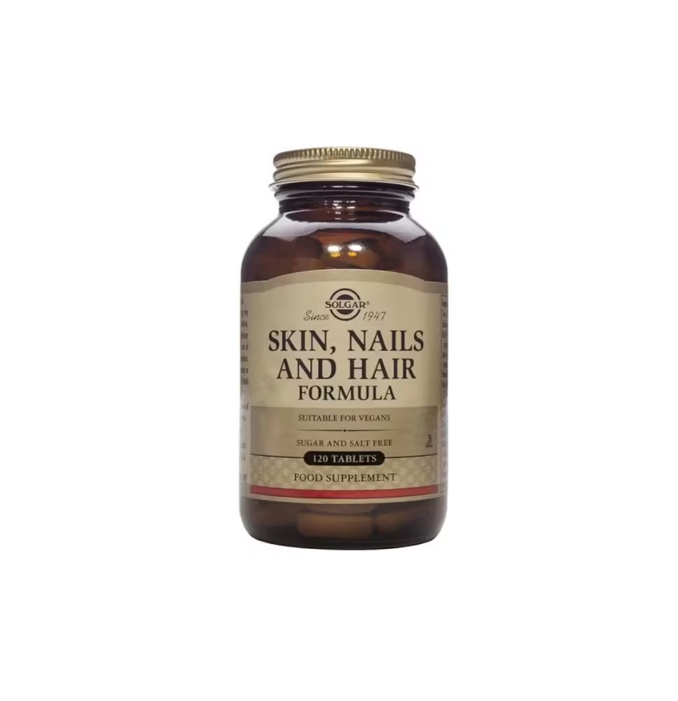SOLGAR SKIN NAILS HAIR FORMULA 120 TABS